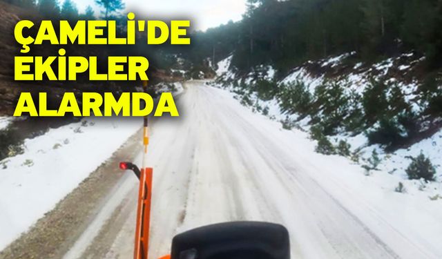 Çameli'de Ekipler Alarmda