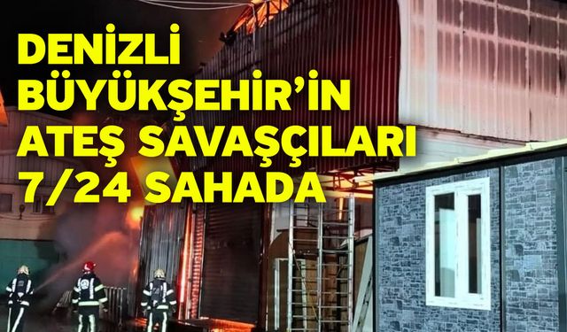 Denizli Büyükşehir İtfaiyesi 2025’te 7 bin 191 olaya müdahale etti
