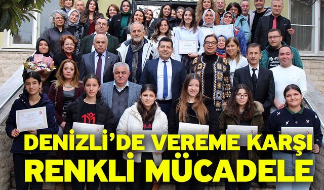 Denizli’de Vereme Karşı Renkli Mücadele