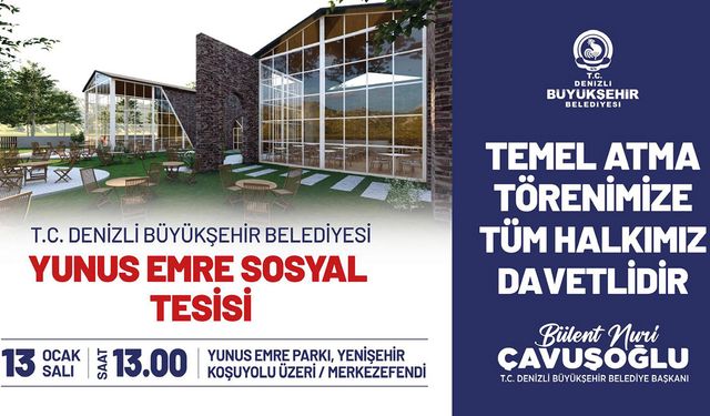 Denizli Büyükşehir’den yeni yıla iki büyük yatırım