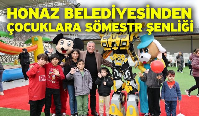 Honaz Belediyesinden Çocuklara Sömestr Şenliği