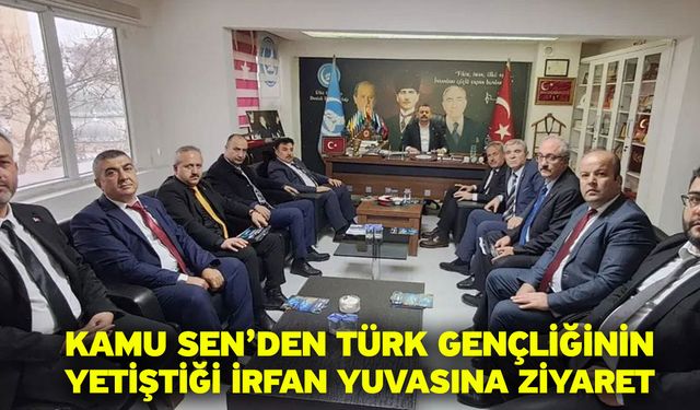 Kamu Sen’den Türk Gençliğinin Yetiştiği İrfan Yuvasına Ziyaret
