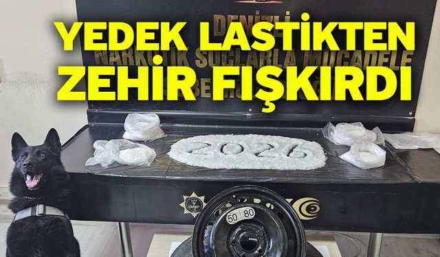 Yedek Lastikten Zehir Fışkırdı