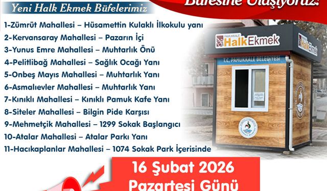 Pamukkale Belediyesi Halk Ekmek Reklamı