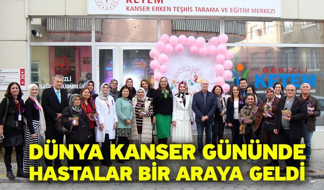 Dünya Kanser Gününde hastalar bir araya geldi