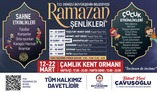 Denizli Büyükşehir Belediyesi Ramazan Ayı