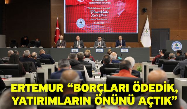 Pamukkale Belediye Başkanı Ali Rıza Ertemur Muhtarlarla Buluştu