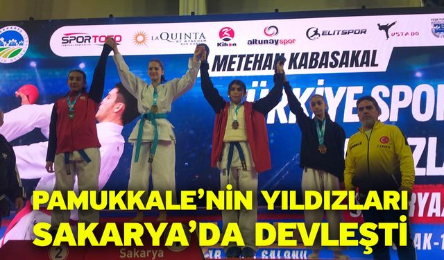 Pamukkale’nin Yıldızları Sakarya’da Devleşti: İki Türkiye Şampiyonluğu