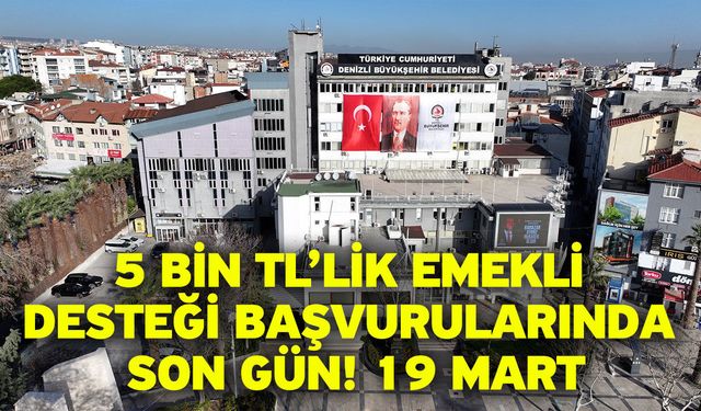 5 bin TL’lik emekli yardımı için başvurular arife günü sona eriyor