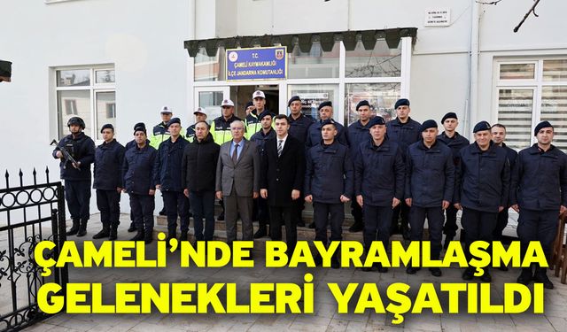 Çameli’nde bayramlaşma gelenekleri yaşatıldı