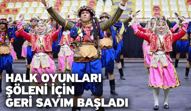 Halk oyunları şöleni için geri sayım başladı