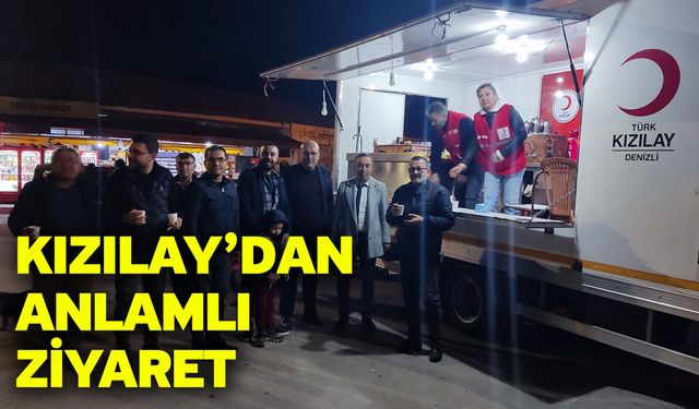 Kızılay’dan anlamlı ziyaret