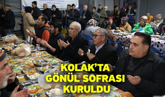 Kolak’ta Gönül Sofrası Kuruldu