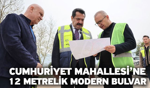 Cumhuriyet Mahallesi’ne 12 Metrelik Modern Bulvar