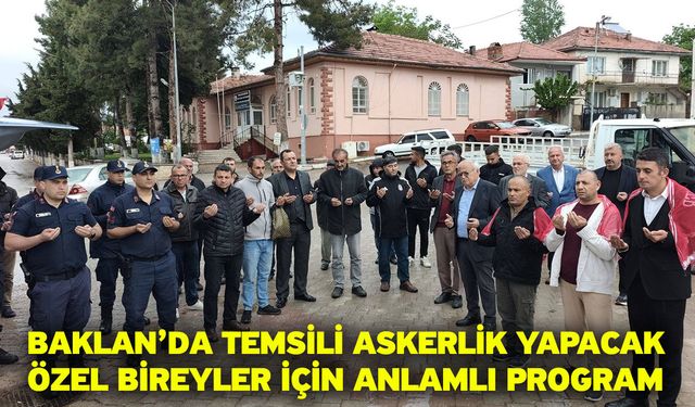 Baklan’da Temsili Askerlik Yapacak Özel Bireyler İçin Anlamlı Program