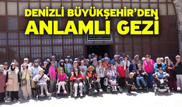 Engelliler ve yakınları beyaz cennet Pamukkale’de buluştu