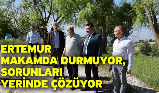 Ertemur; Makamda Durmuyor, Sorunları Yerinde Çözüyor