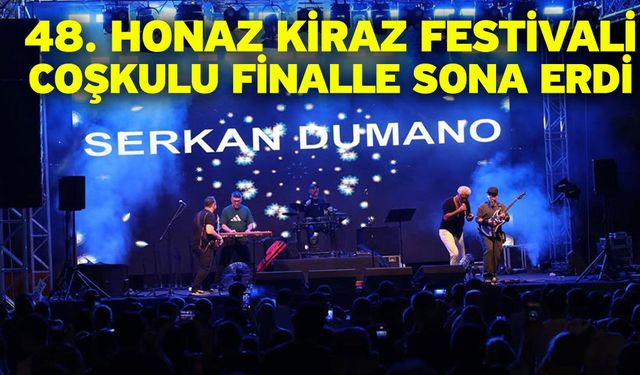 48. Honaz Kiraz Festivali Coşkulu Finalle Sona Erdi