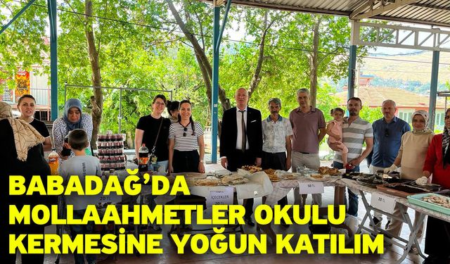 Babadağ’da Mollaahmetler Okulu Kermesine Yoğun Katılım