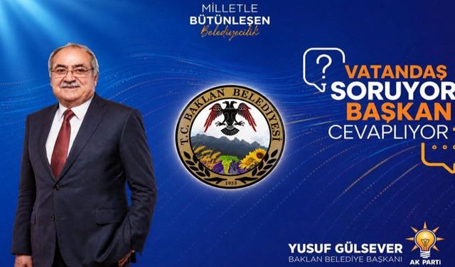 Baklan’da “Vatandaş Soruyor, Başkan Cevaplıyor” Toplantısı Düzenleniyor