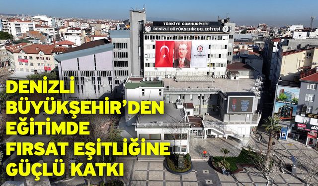 Denizli Büyükşehir sınav yolculuğunda öğrencileri yalnız bırakmıyor