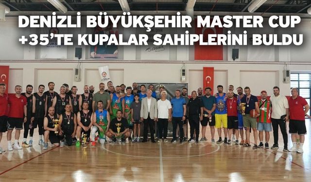 Denizli Büyükşehir Master Cup +35’te kupalar sahiplerini buldu