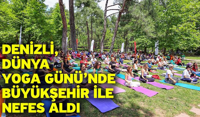 Çamlık Kent Ormanı’nda doğa ve huzur dolu buluşma