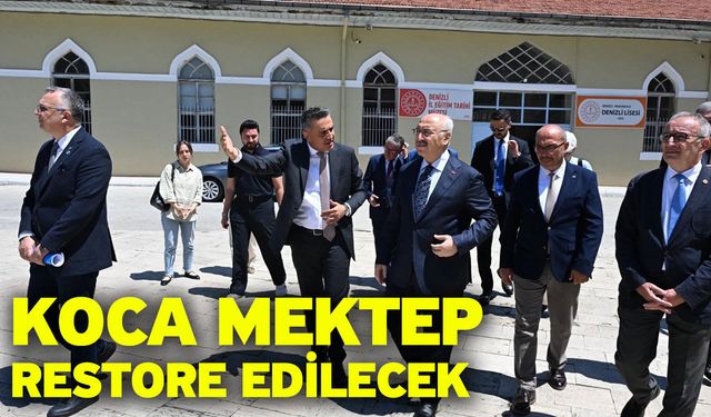 Koca Mektep Restore Edilecek