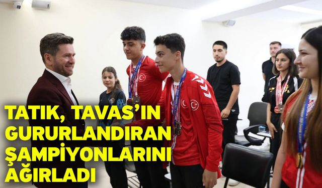Tatık, Tavas’ın Gururlandıran Şampiyonlarını Ağırladı