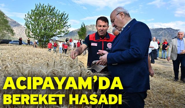 Acıpayam’da Bereket Hasadı