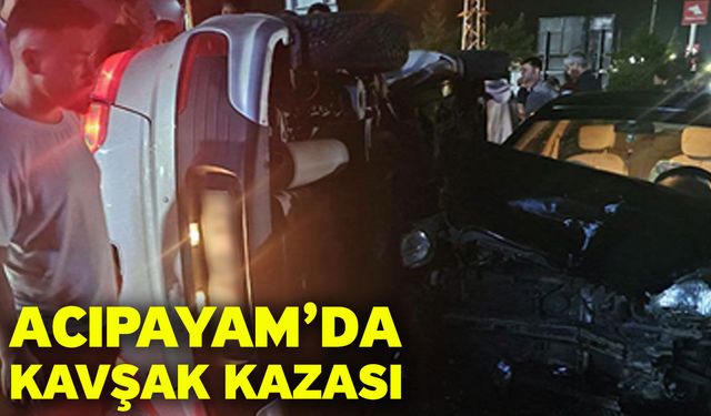 Acıpayam’da Kavşak Kazası