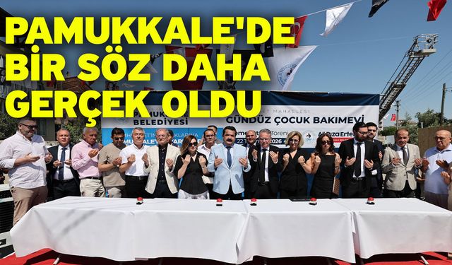 Pamukkale’nin İkinci Gündüz Çocuk Bakimevi’nin Temeli Coşkuyla Atıldı