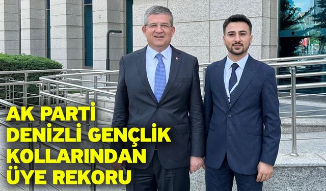 AK Parti Denizli Gençlik Kollarından üye rekoru