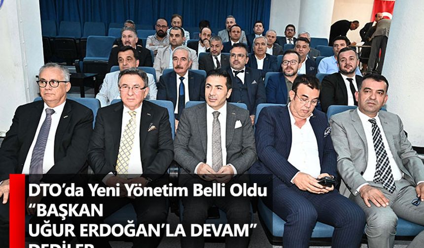 “Başkan Uğur Erdoğan’la Devam” Dediler