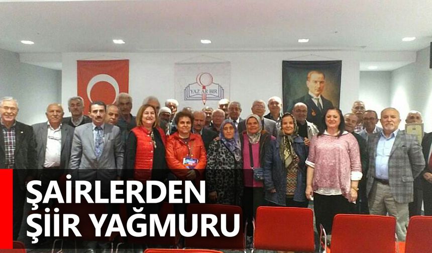 Şairlerden şiir yağmuru