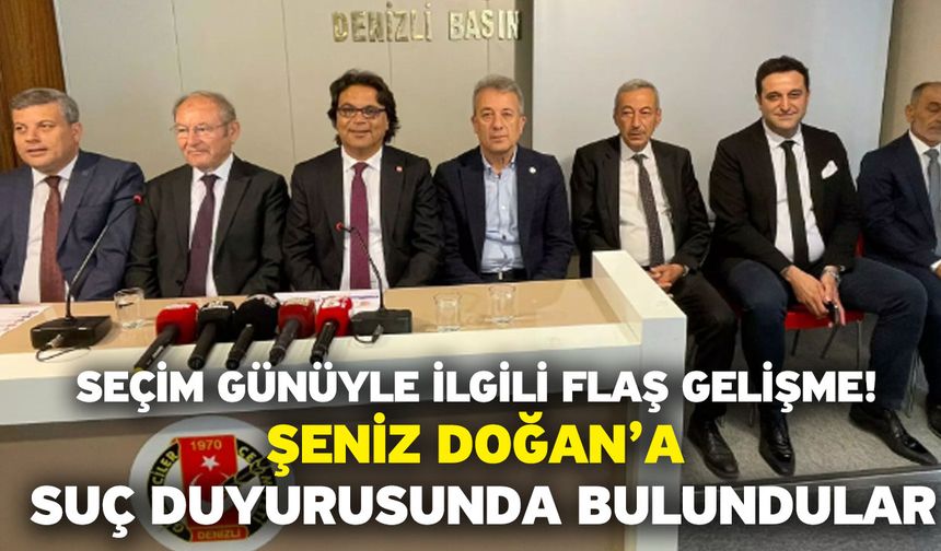 Seçim günüyle ilgili flaş gelişme! Şeniz Doğan’a suç duyurusunda bulundular