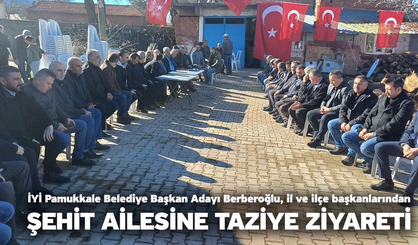 İYİ Parti’den Şehit Ailesine Taziye Ziyareti