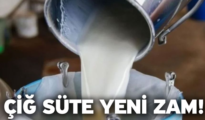 Çiğ Süte Yüzde 6,99 Zam: Yeni Fiyat 18,35 TL