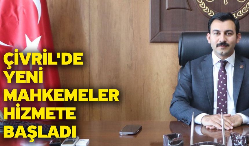 Çivril'de yeni mahkemeler hizmete başladı