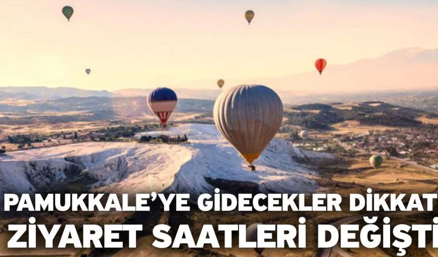Pamukkale'de Gece Müzeciliği Başlıyor