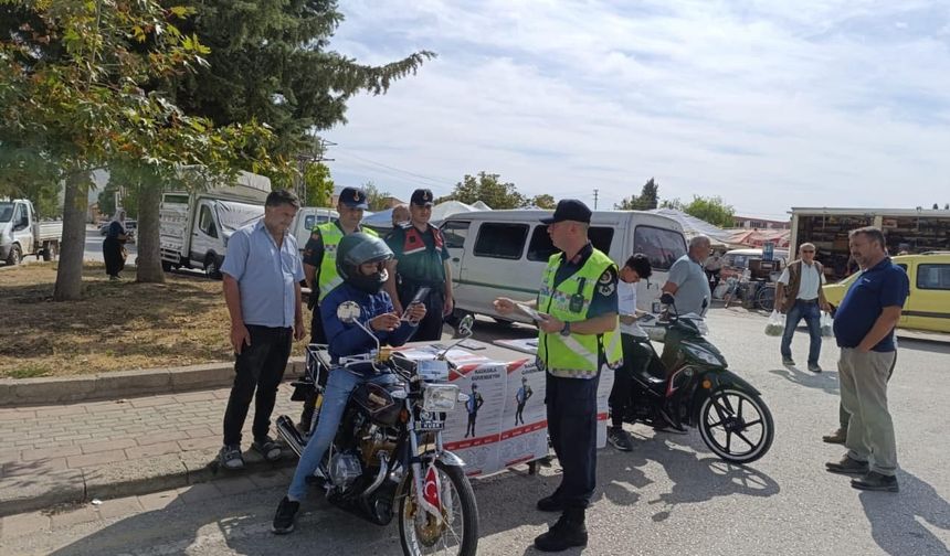 Denizli jandarması ‘Kaskımla Kaskoluyum' projesi başlattı