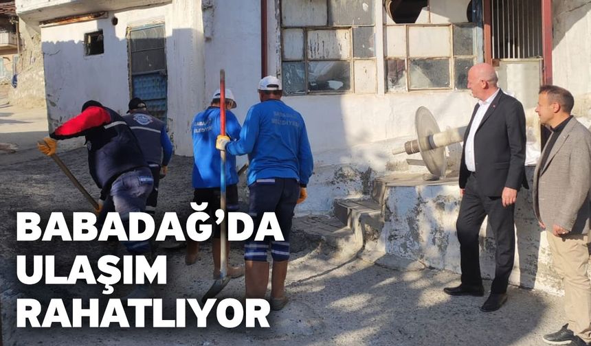 Babadağ’da ulaşım rahatlıyor