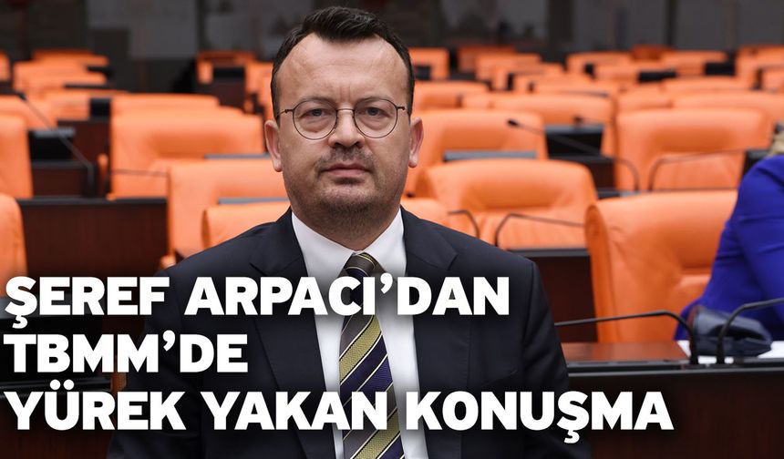 Şeref Arpacı’dan TBMM’de Yürek Yakan Konuşma "Bu Çocukları Yaşatamadık, Yazıklar Olsun Bize!"