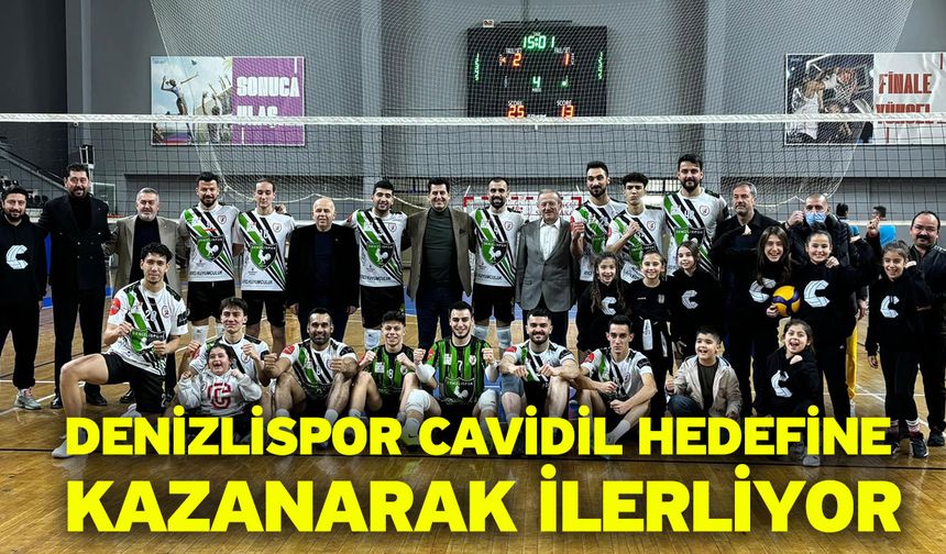 Denizlispor Cavidil hedefine kazanarak ilerliyor