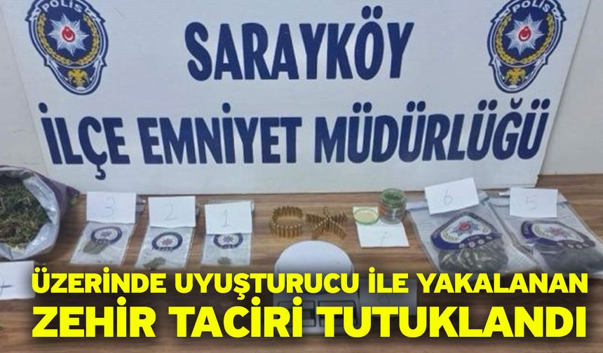 Üzerinde uyuşturucu ile yakalanan zehir taciri tutuklandı