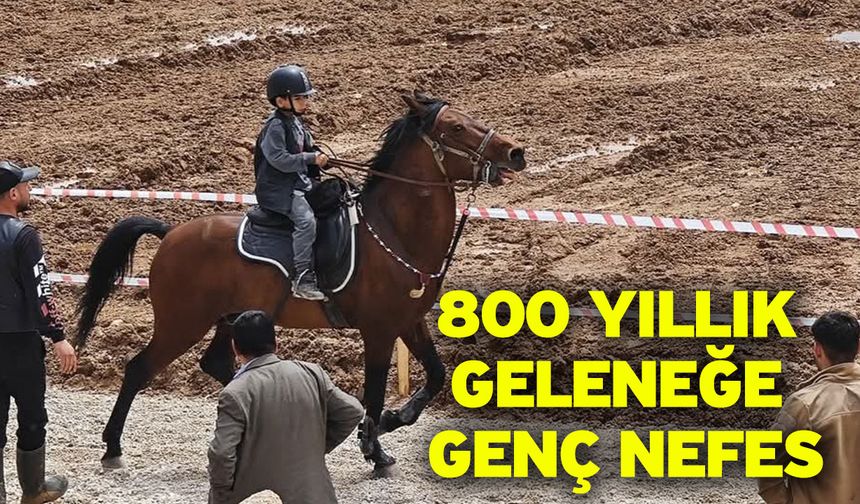 Rahvan At Yarışlarında 8 yaşındaki jokey göz kamaştırdı