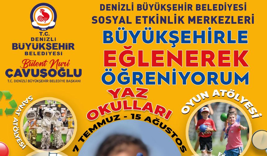 Büyükşehir’den çocuklara eğlenceli ve öğretici yaz tatili