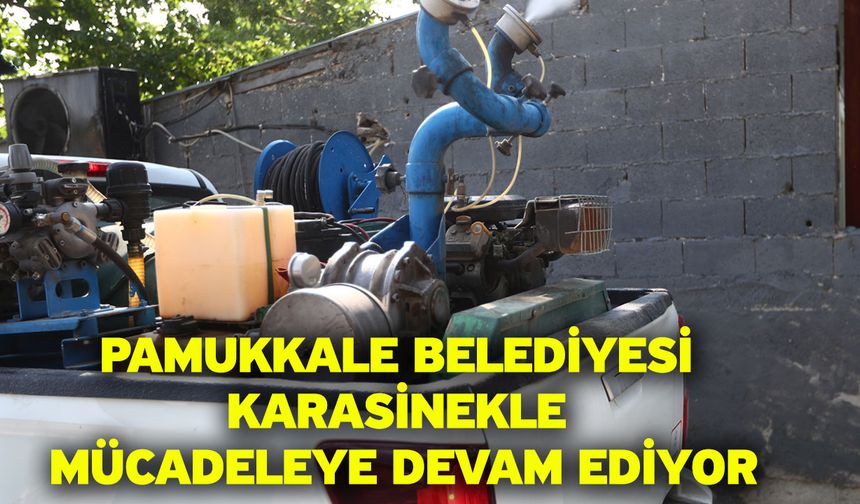 Pamukkale Belediyesi Karasinekle Mücadeleye Devam Ediyor