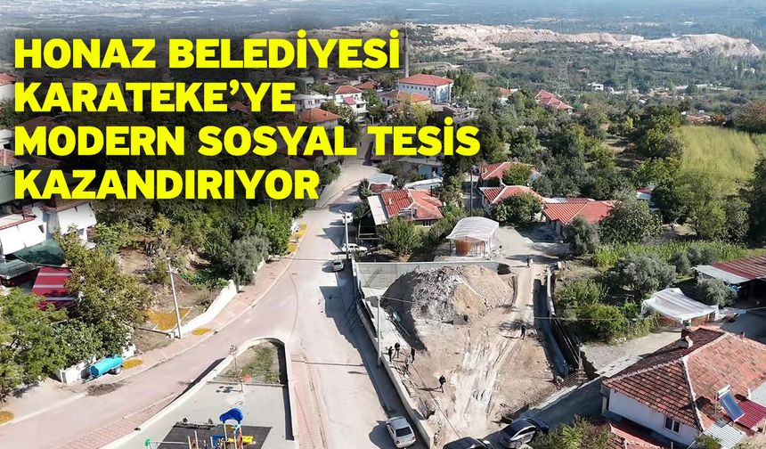 Honaz Belediyesi Karateke’ye Modern Sosyal Tesis Kazandırıyor