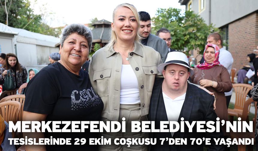 Merkezefendi Belediyesi’nin Tesislerinde 29 Ekim Coşkusu 7’den 70’e Yaşandı